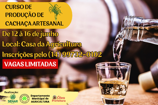 CURSO DE PROD DE CACHAÇA ARTESANAL