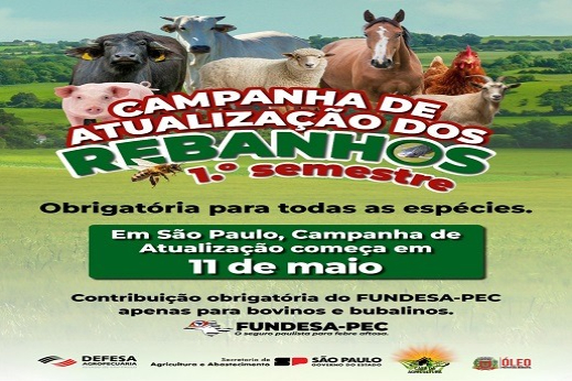 CAMPANHA DE ATUALIZAÇÕES DOS REBANHOS